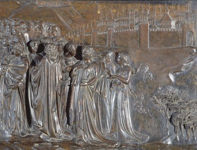 Foule, Sanctuaire de Saint Zénobe (détail) - Lorenzo Ghiberti